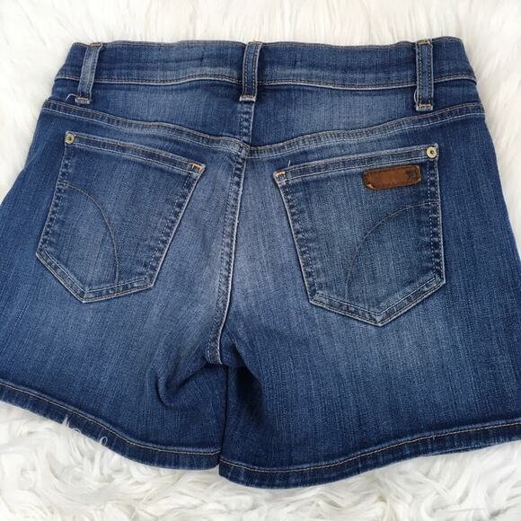Joe's Jeans Jean Shorts Blue Size 24 Distressed - Picture 7 of 7